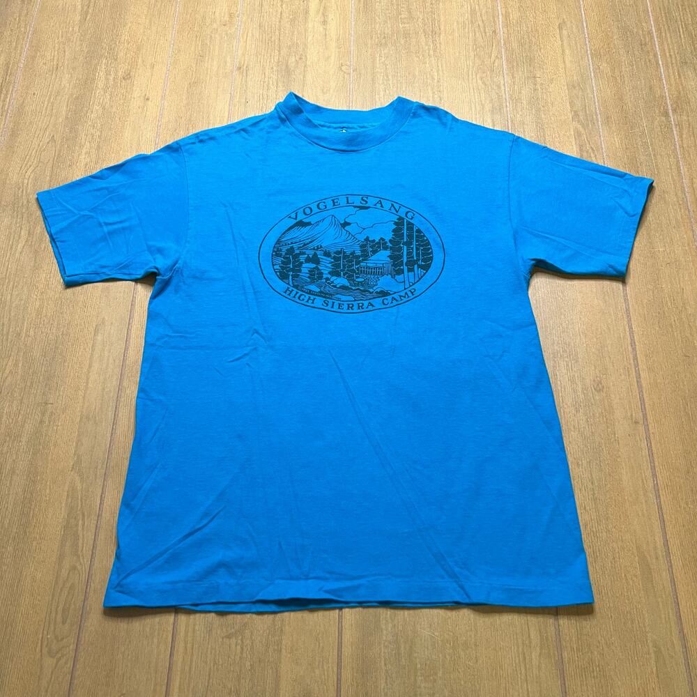 Vintage 80s Vogelsang High Sierra Camp T Shirt USA Hanes L